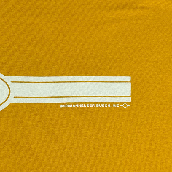 Vintage Bud Light Shirt Adult XXL 2XL Yellow Original Light Beer Y2K Spell Out - Picture 3 of 7